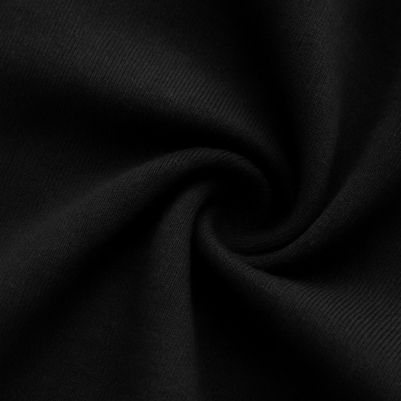 Close-up of black fabric with a textured pattern