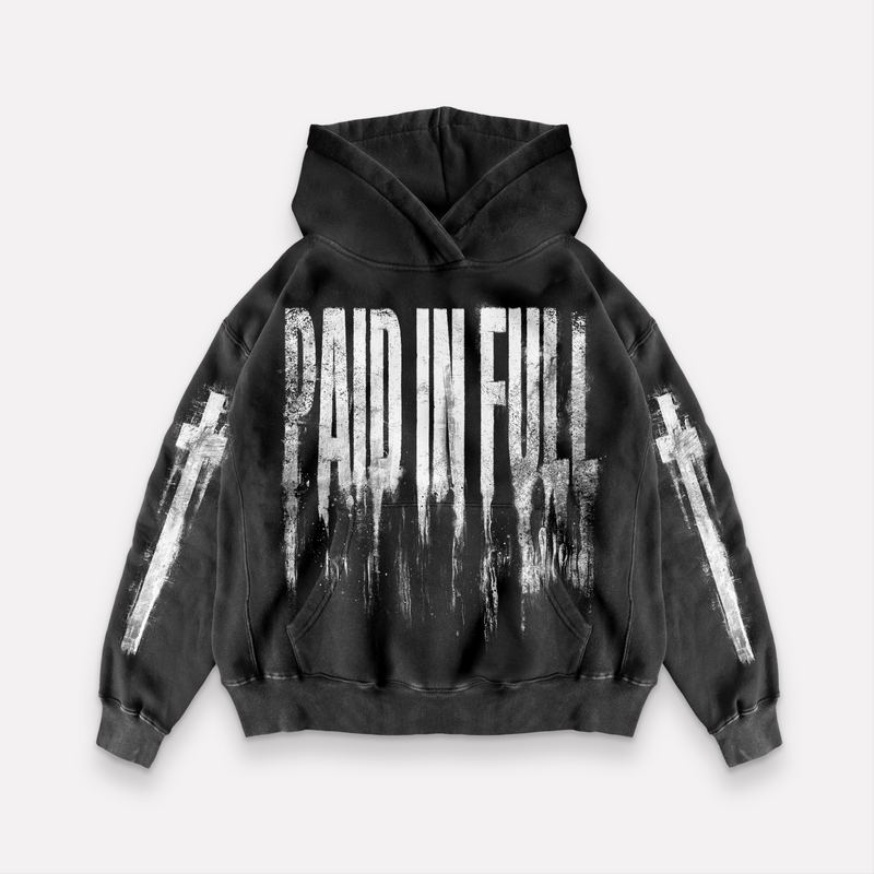 Paid In Full Distressed Hoodie