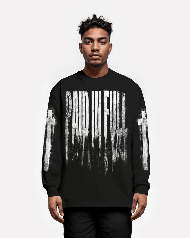 Paid in Full Distressed Long Sleeve