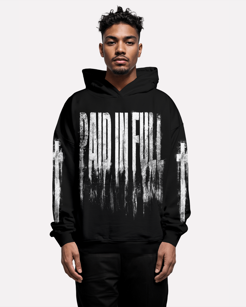 Paid In Full Distressed Hoodie
